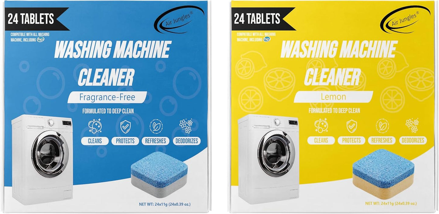 24-Count Washing Machine Cleaner - 2 Scents