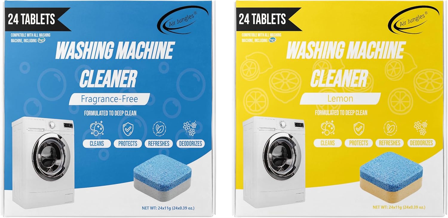 24-Count Washing Machine Cleaner - 2 Scents