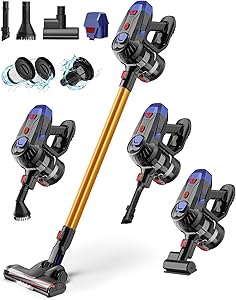 MOYSOUL Cordless Vacuum Cleaner with 32000Pa Suction Power