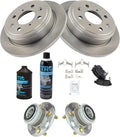 TRQ Rear Brake Pad & Rotor Kit - Complete Rear Brake Replacement
