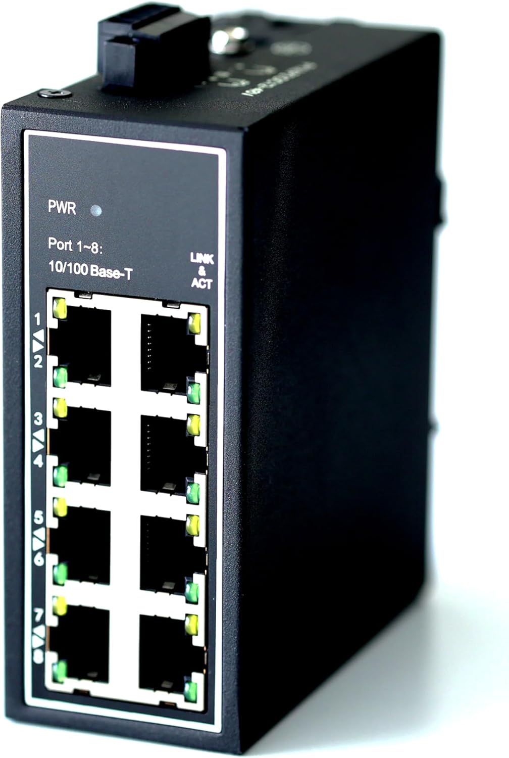 WIWAV 10/100Mbps Unmanaged 8-Port Industrial Ethernet Switch