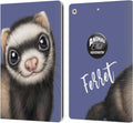 Ferret Faces Leather Wallet Case for iPad by Animal Club International