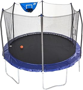 Skywalker Trampolines Jump N Dunk Trampoline with Enclosure Net