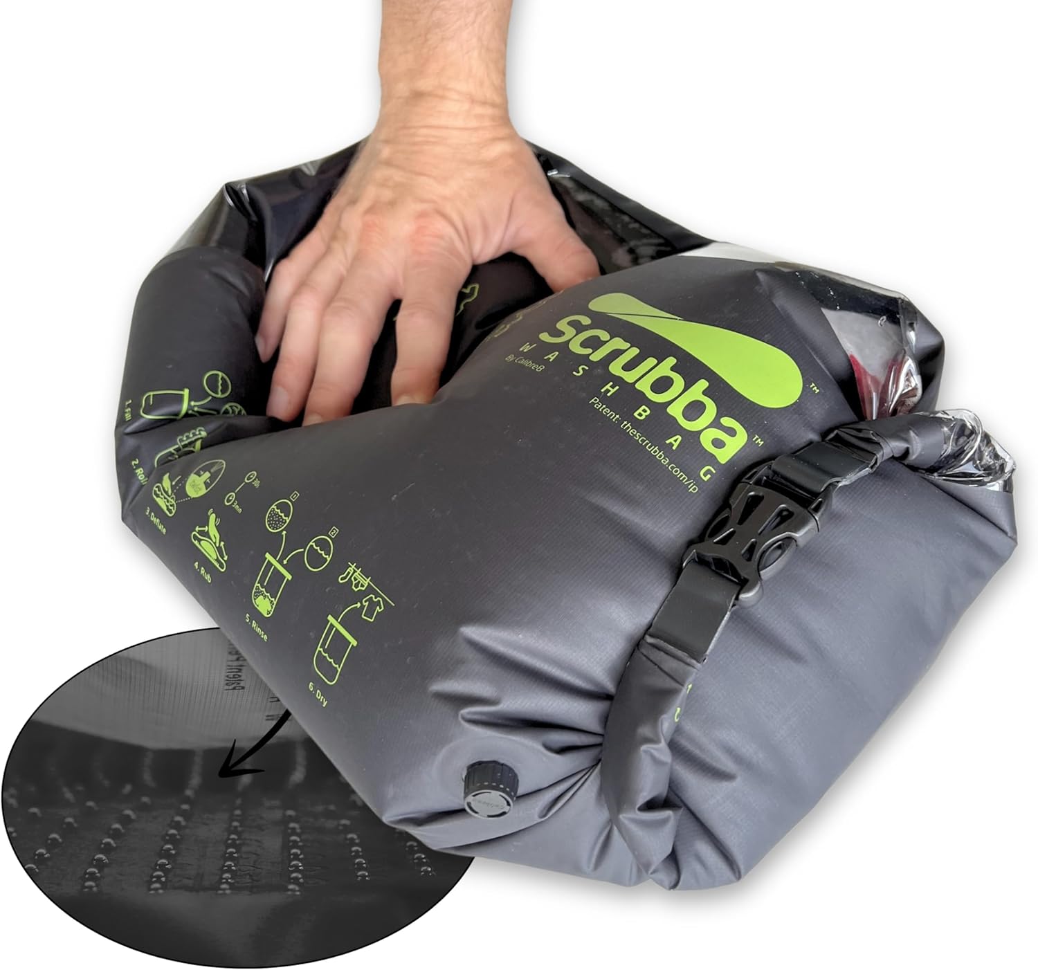 Portable Wash Bag: On-The-Go Cleaning Power!