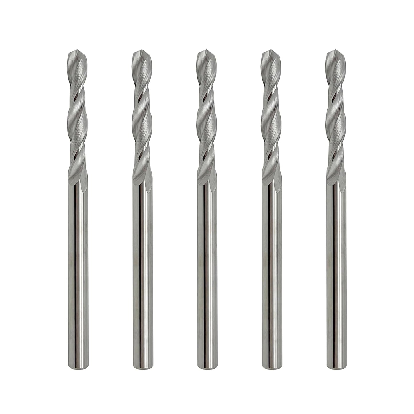 LUMN 5/32 Solid Carbide Jobber Drill Bits for Precision