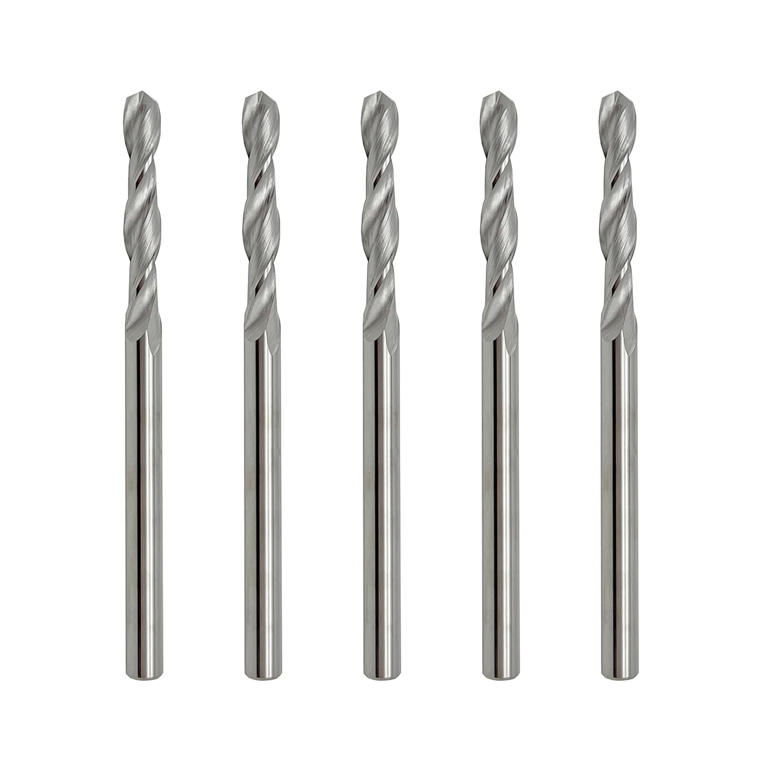 LUMN 5/32 Solid Carbide Jobber Drill Bits for Precision