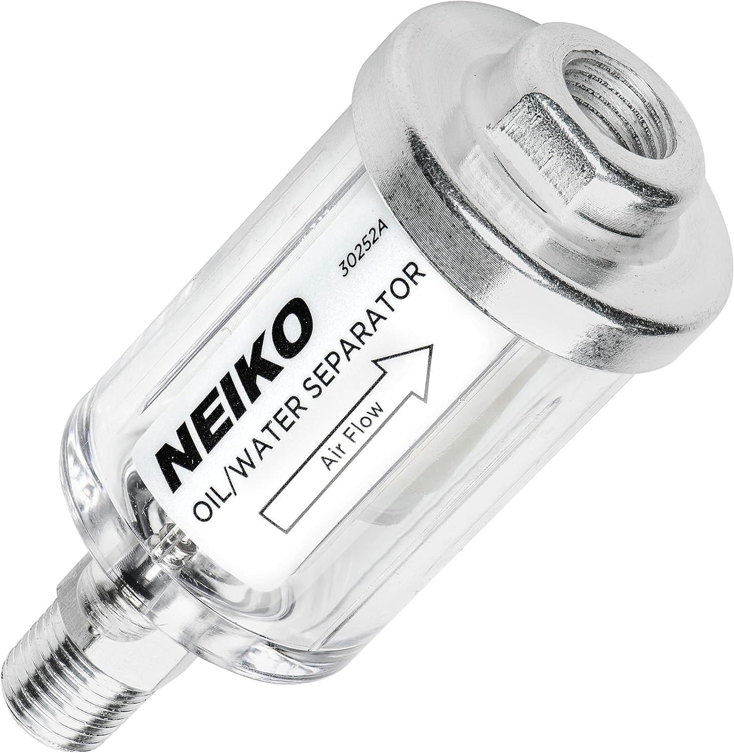NEIKO Air Line Water & Oil Separator | Extend Tool Lifespan | 90 PSI | 1/4 NPT