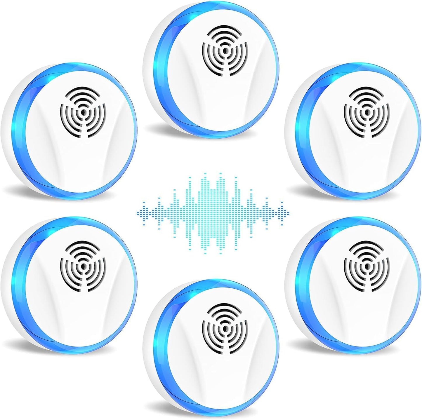 6-Pack Ultrasonic Pest Repellent: Banish Bugs Fast!