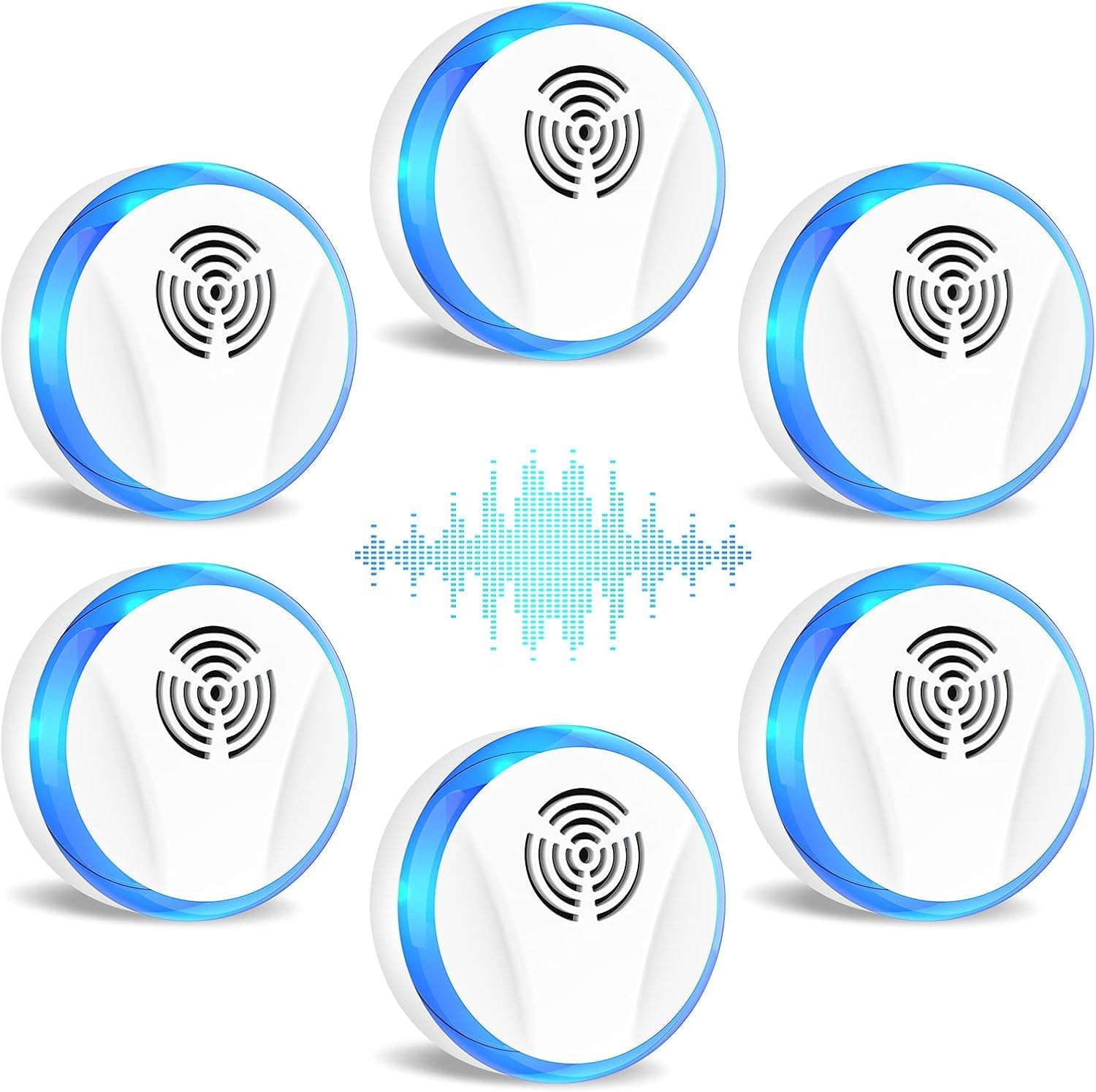 6-Pack Ultrasonic Pest Repellent: Banish Bugs Fast!