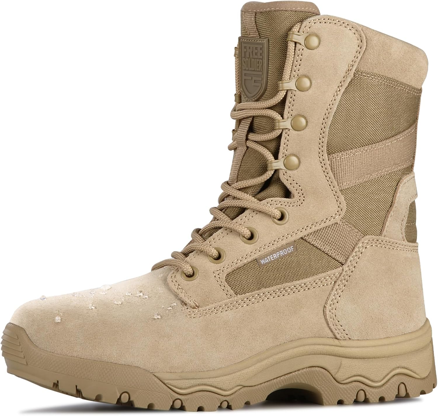 FREE SOLDIER Men's Tactical Boots - Lightweight Combat Boots