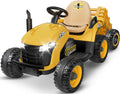 24V Ride On Tractor with Tiltable Detachable Trailer - Powerful Kids