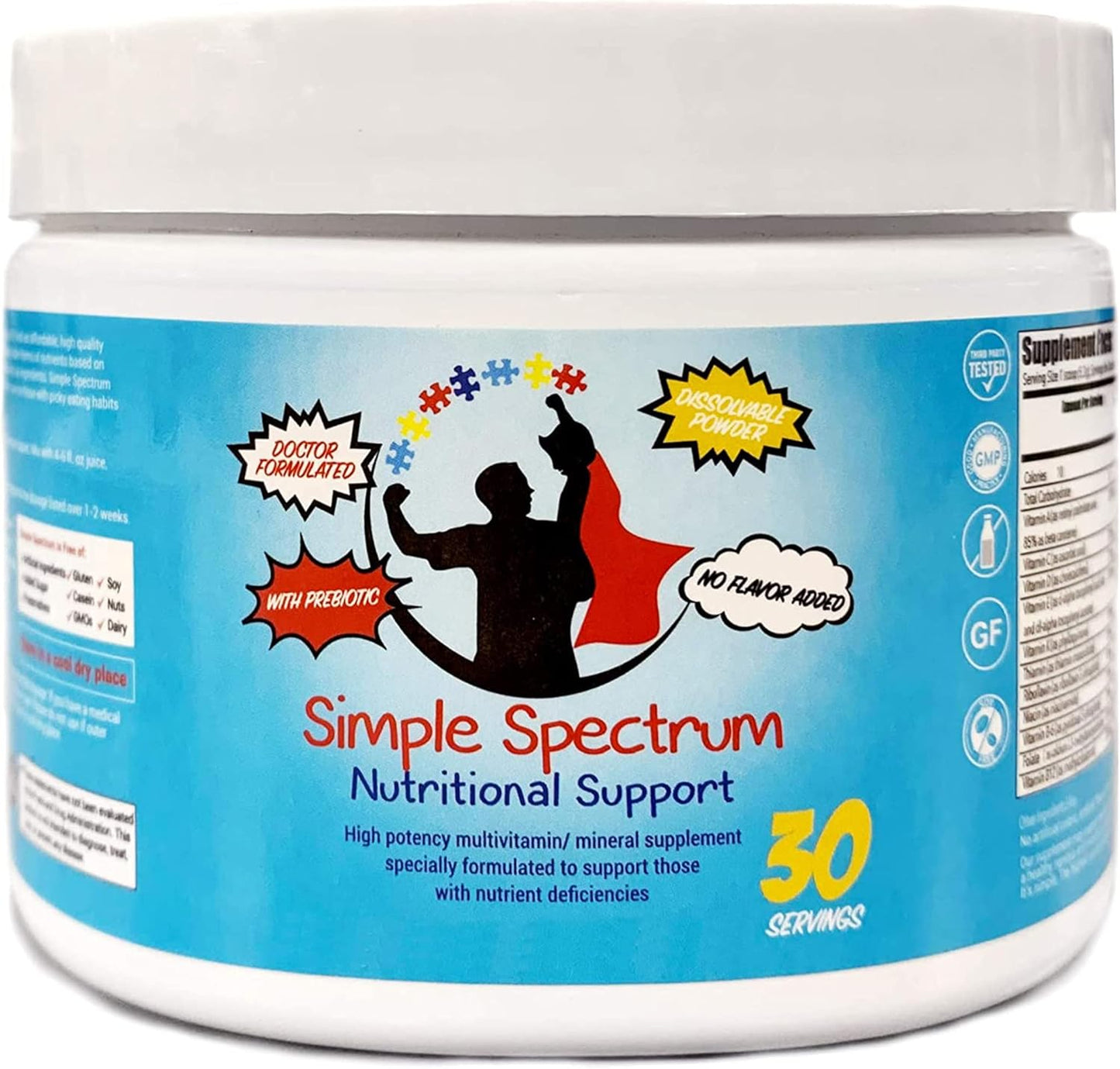 Simple Spectrum Vitamin Supplement for Nutritional Support