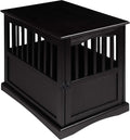 Casual Home Wooden Indoor Dog Crate House Kennel End Table - Lockable