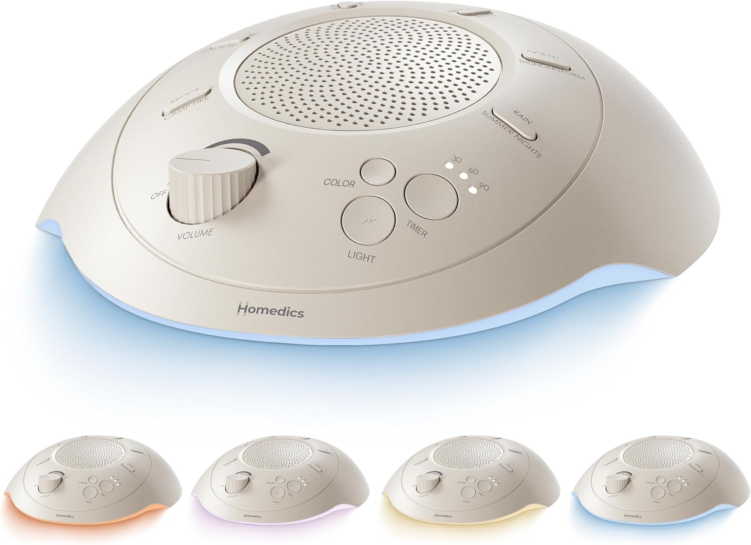 Homedics Travel Sound Machine - 12 Soothing Sounds