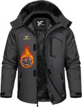 Men Winter Jacket Work Coat Waterproof Windbreaker - Thermal