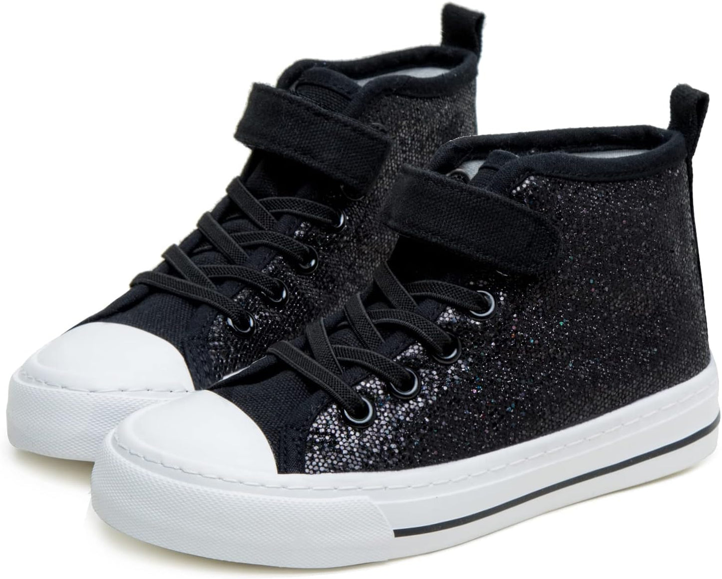Toandon Kids Adorable Fashion High Top Casual Canvas Sneakers