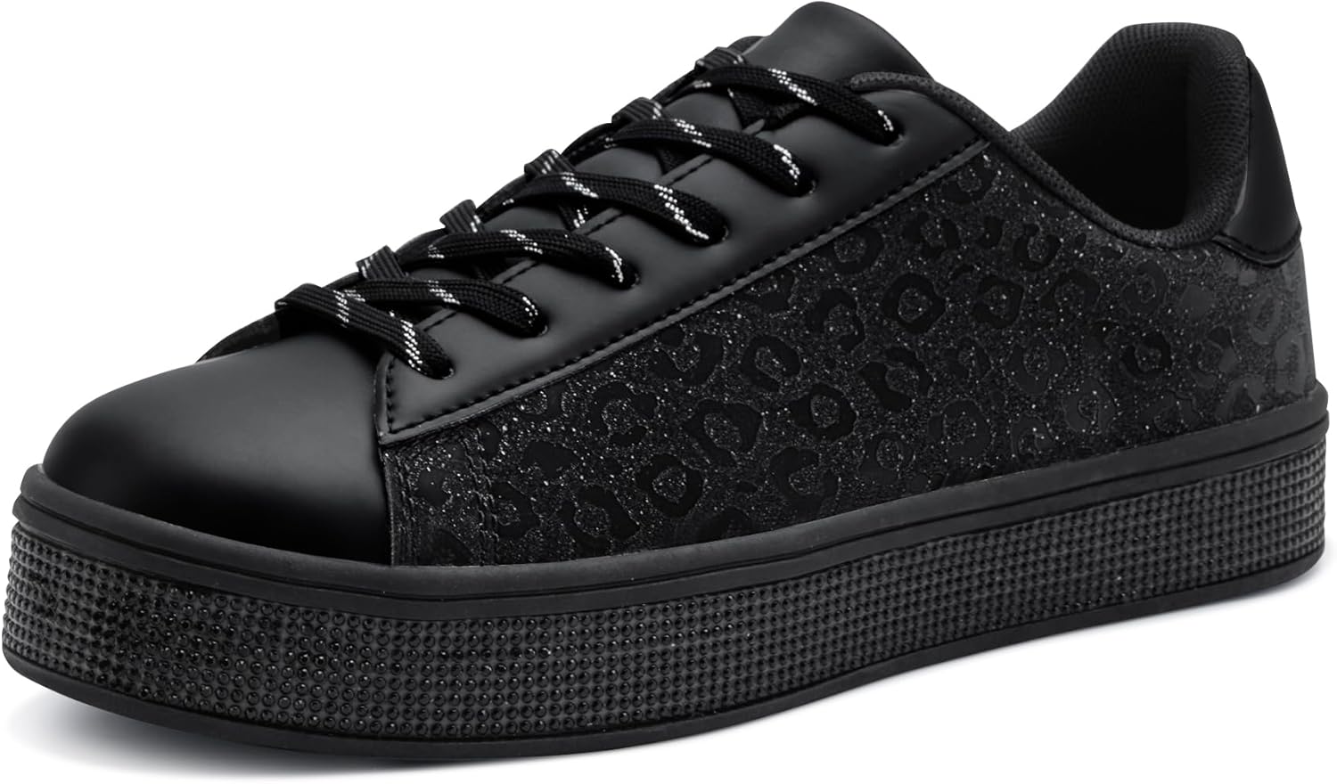 UUBARIS Women's Glitter Tennis Sneakers for Sparkly Style