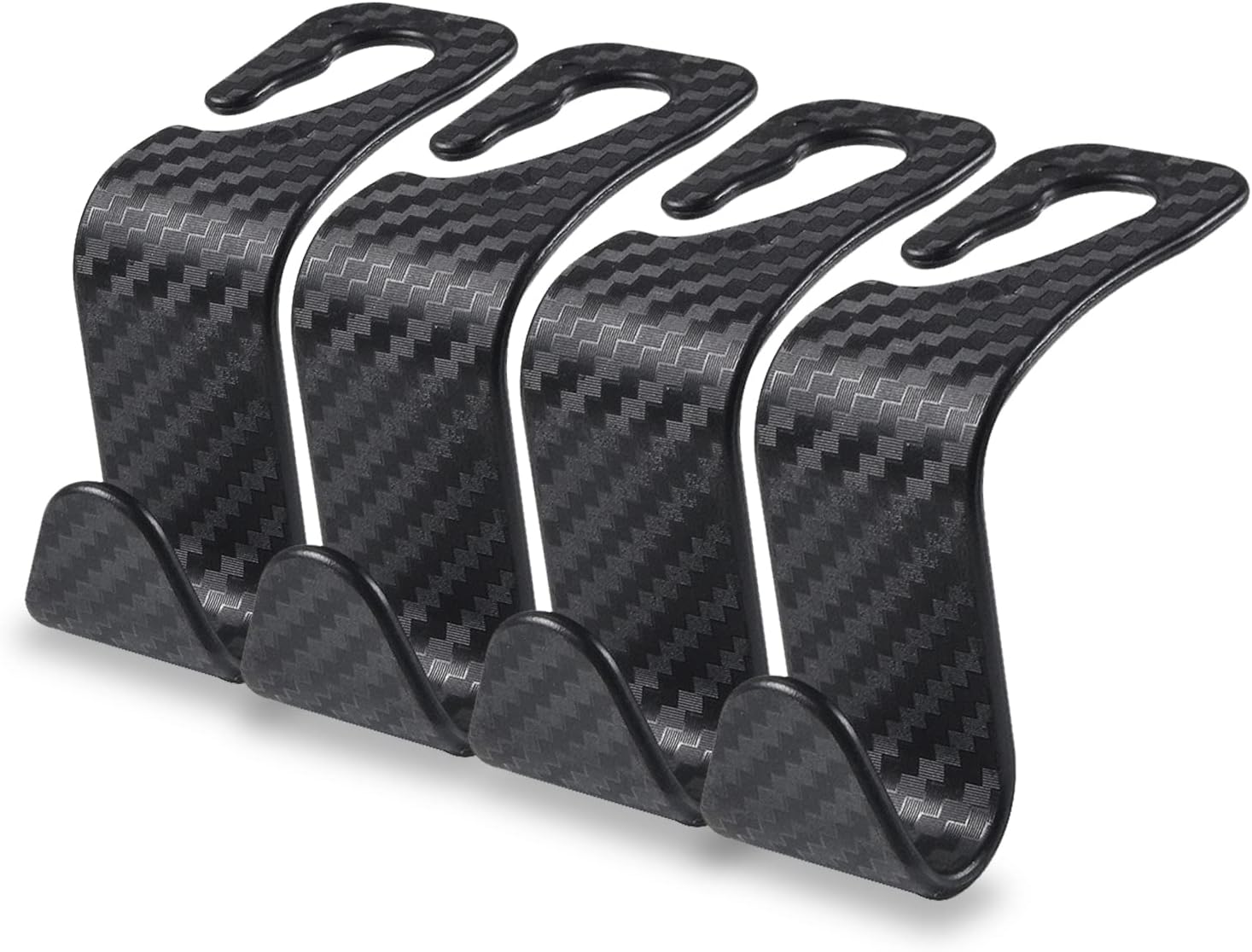 Carbon Fiber Car Seat Hooks - Organize with Ease