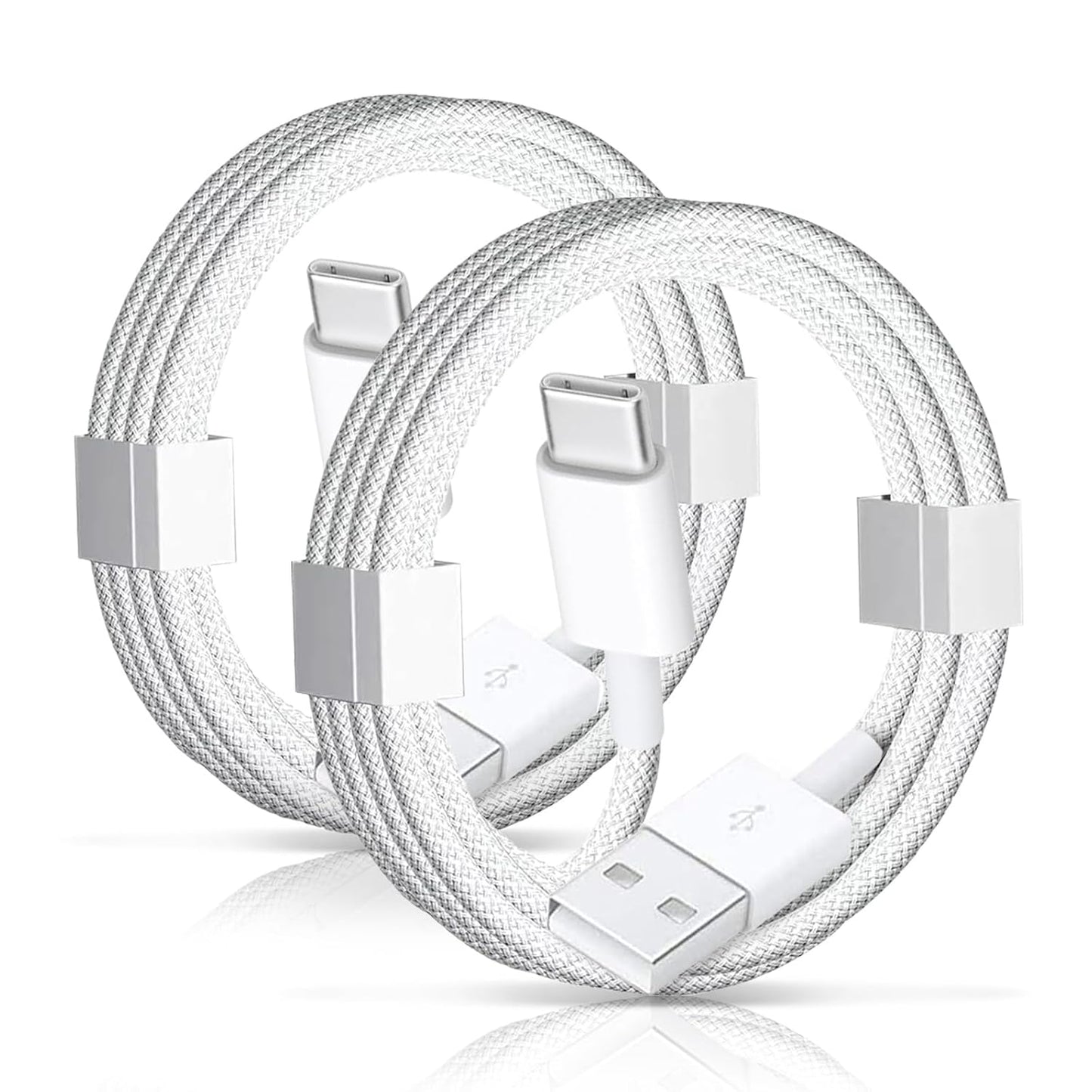 Fast Charging 2-Pack USB C Cable for iPhone & iPad