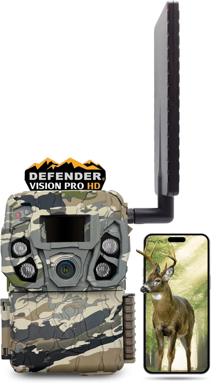 Browning Defender Vision Pro HD Trail Camera - 24MP, Ultra Range Night Vision