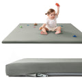 Baby Play Mat for Floor 1.3ft Thick Memory Foam Tummy Time Mat