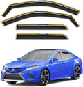 in-Channel Rain Guards Fit for Toyota Camry 2018-2024 - Sleek Vent