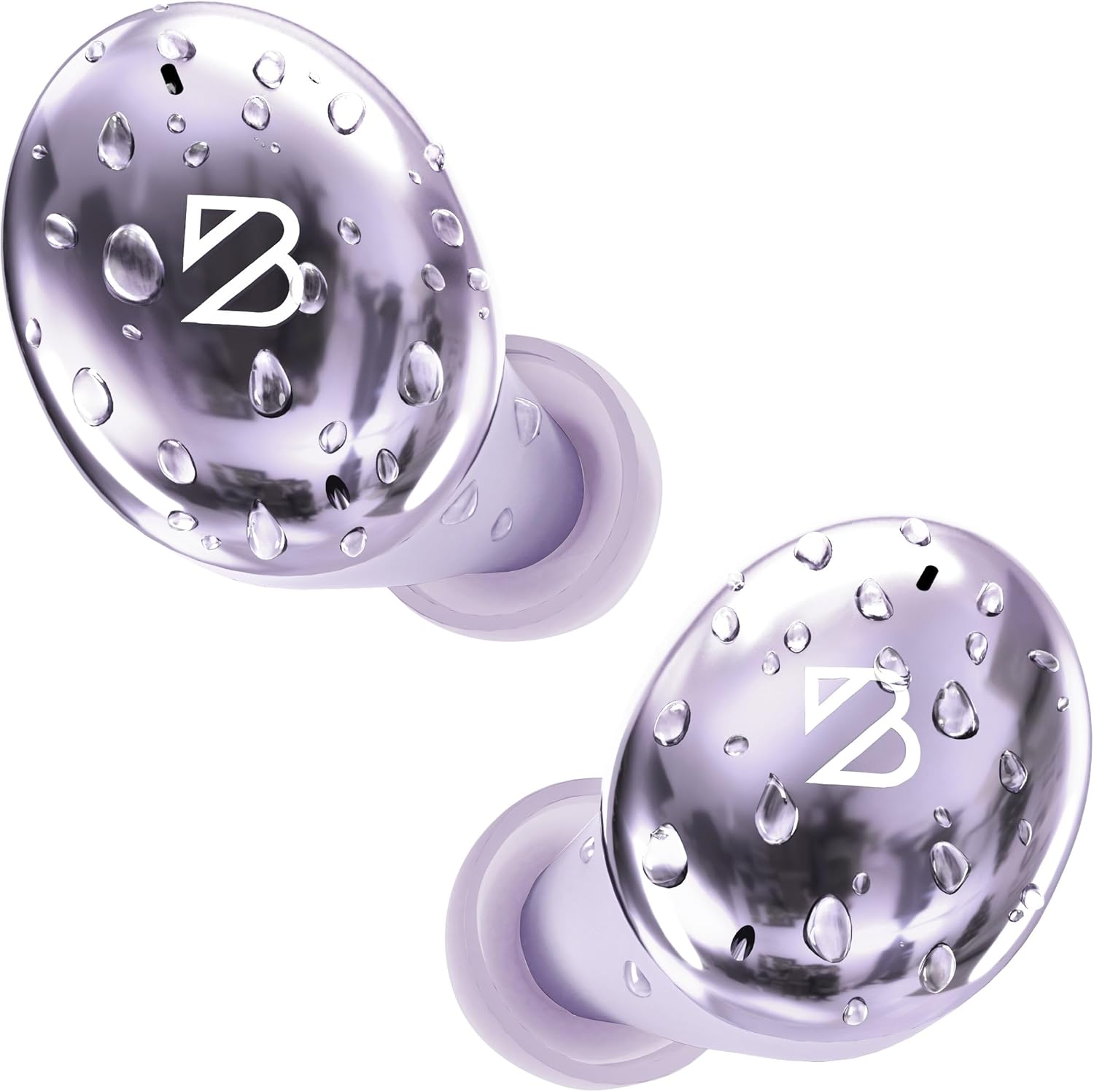 Small-Ear Bliss: Purple Wireless Earbuds
