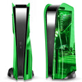PS5 Cover Plates Disc Edition - Plating Green Protective Faceplate