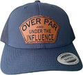 Over Par and Under The Influence Golf Hat - Funny Snapback Cap