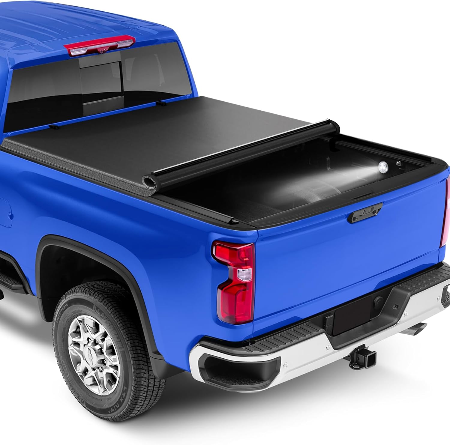 PZ Soft Roll Up Truck Bed Tonneau Cover for Chevy Silverado
