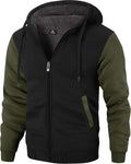 Men's Heavyweight Zip Hoodie Jacket by ZITY for Cold Days