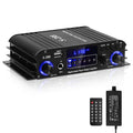 Stereo Audio Amplifier S-288 Bluetooth 5.0 - Compact 4.0CH HiFi