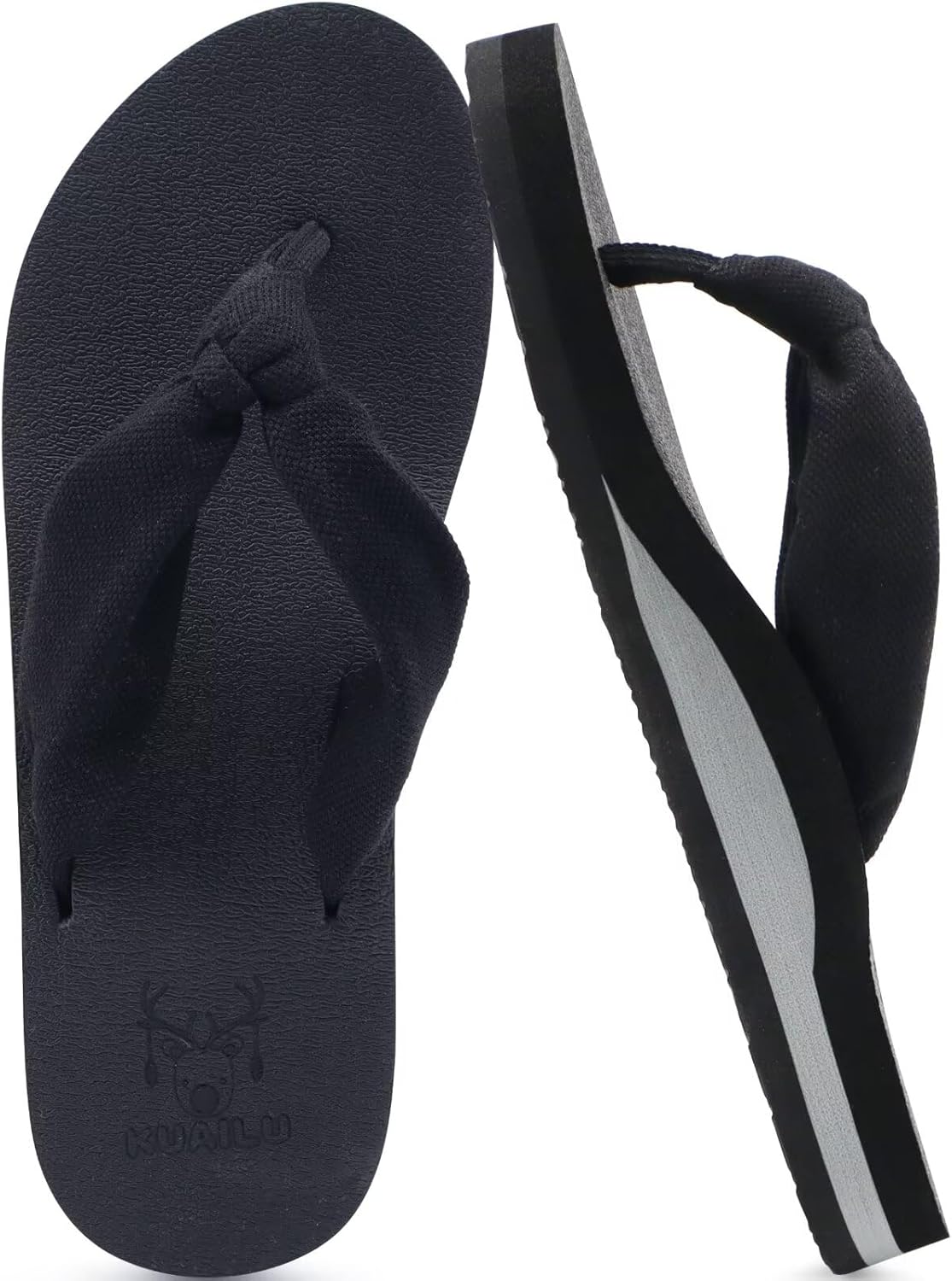KuaiLu Women's Arch Support Flip Flops - Comfy & Stylish!