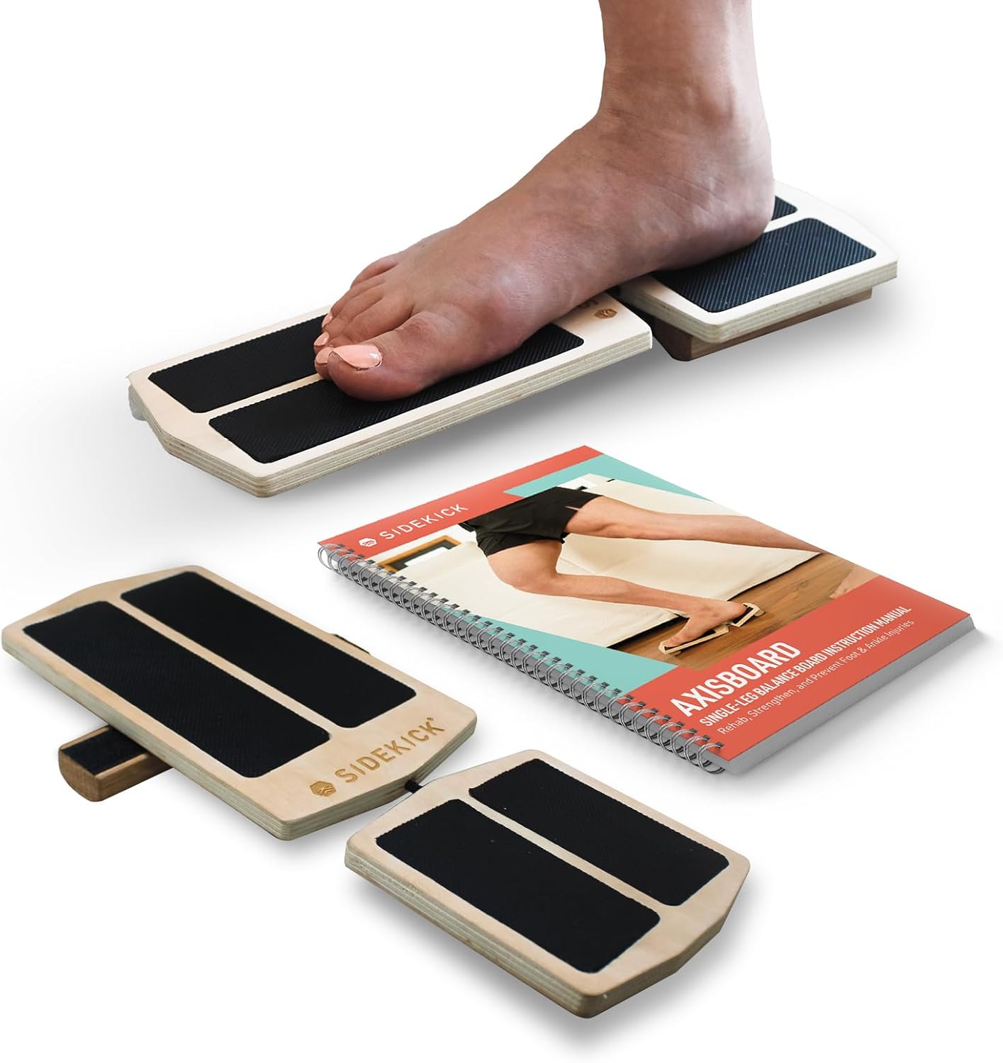 SIDEKICK AxisBoard Single Leg Balance Board for Injury Rehab
