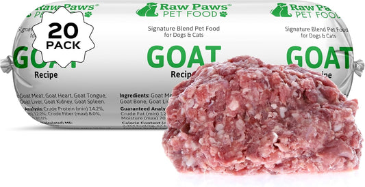Raw Paws Signature Blend Goat Recipe Pet Food for Dogs & Cats