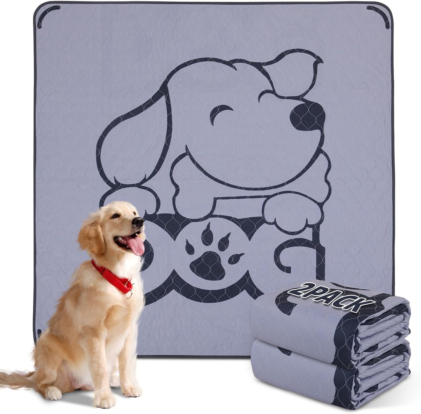 Washable Pee Pads for Dogs: Extra Large Reusable Dog Mats
