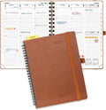 POPRUN 2025 Weekly Planner 6.5in x 8.5in - Hourly Vertical Layout