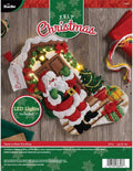 Bucilla 86893 Needle Arts Santa Felt Stocking Kit - 18in festive