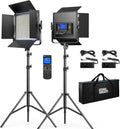 Pixel K80 Bi Color Photography Lighting 2-Pack - Versatile Studio LED