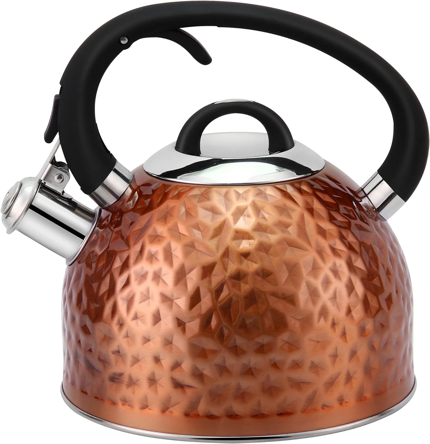 Copper Tea Kettle HRHongRui - Unique Whistling Design