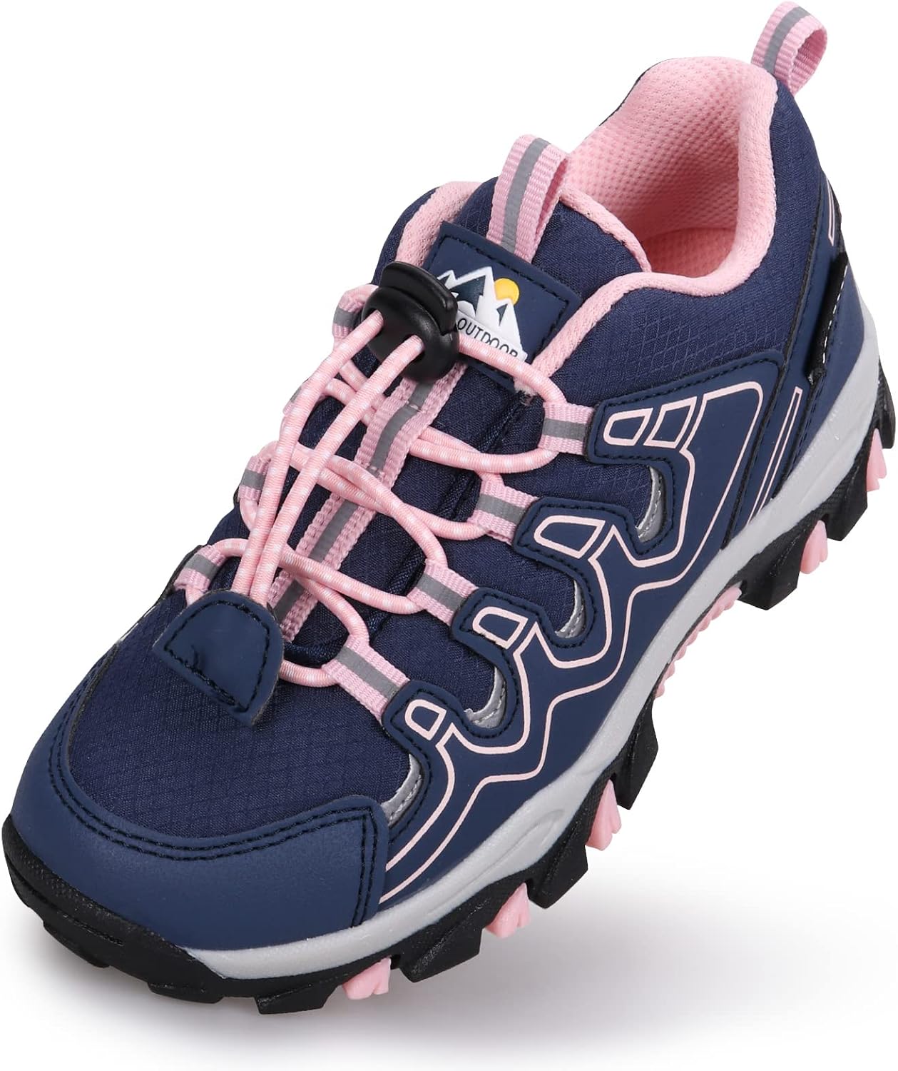 UOVO Kids Sneakers for Hiking Running Outdoor Activities