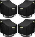 Outdoor Swivel Lounge Chair Cover 4 Pack 32W x 35D x 36H in