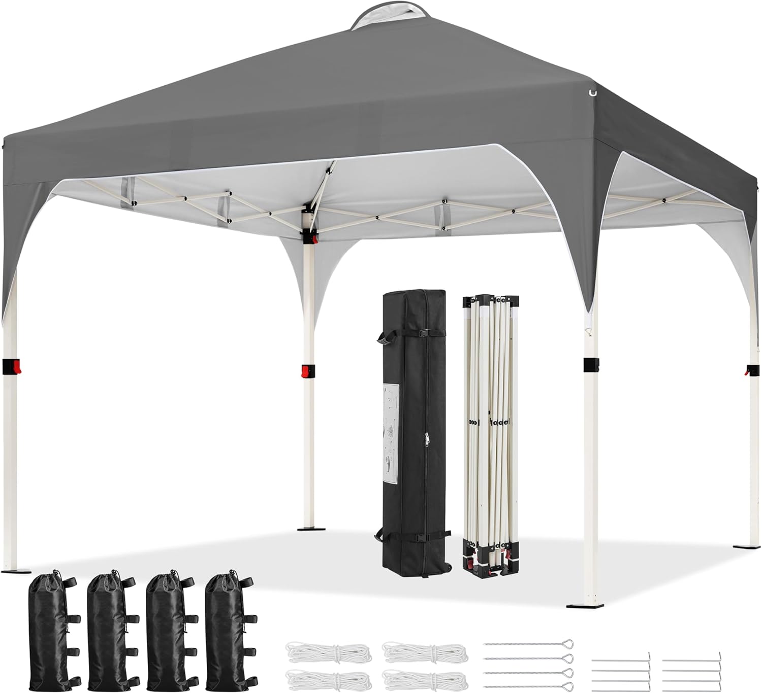 10x10 Pop Up Canopy Tent with Vent for Outdoor Events