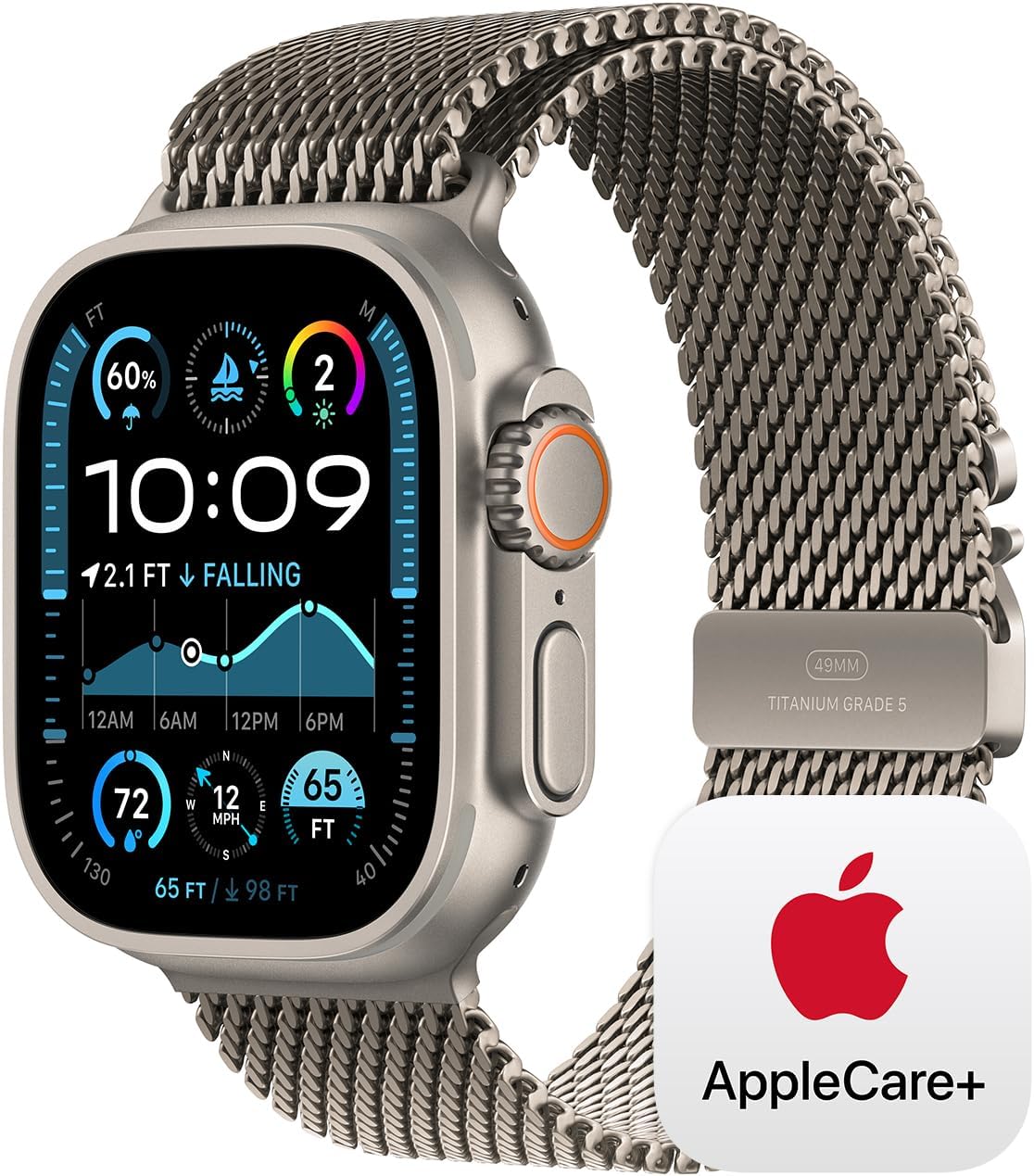 Apple Watch Ultra 2: Titanium GPS+Cellular, Fitness Tracker