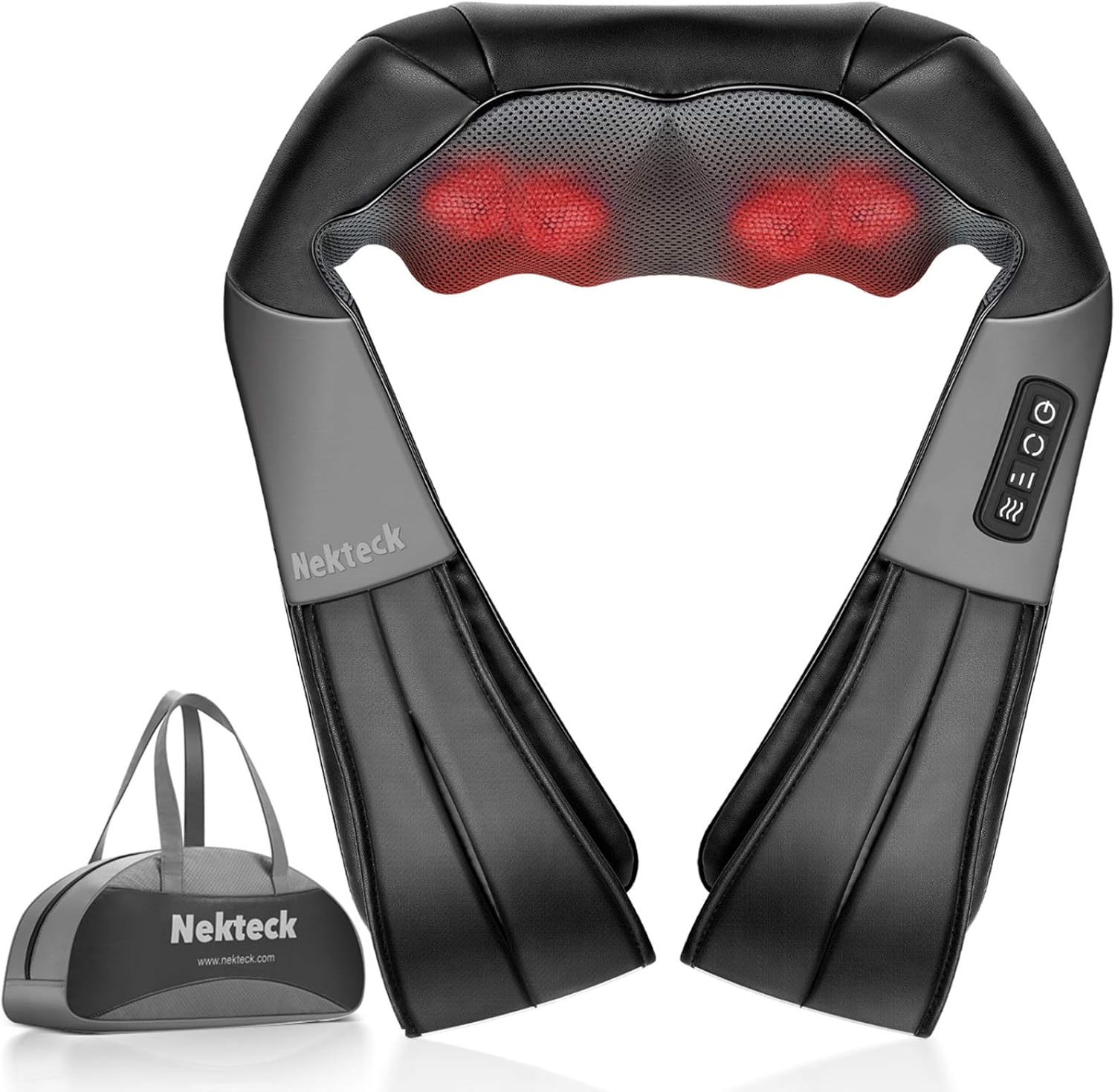 Nekteck Neck Massager for Pain Relief with Soothing Heat