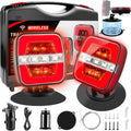Wireless Trailer Lights Magnetic Rechargeable Tow Light Kit - Reliable