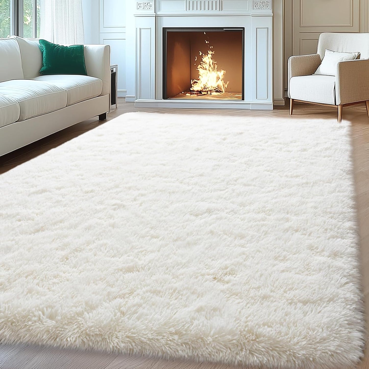 Ultra Soft 8x10 Area Rugs for Living Room and Bedroom Decor