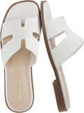 CUSHIONAIRE Voyage Cutout Strap Slides for Women (Style GJP8)