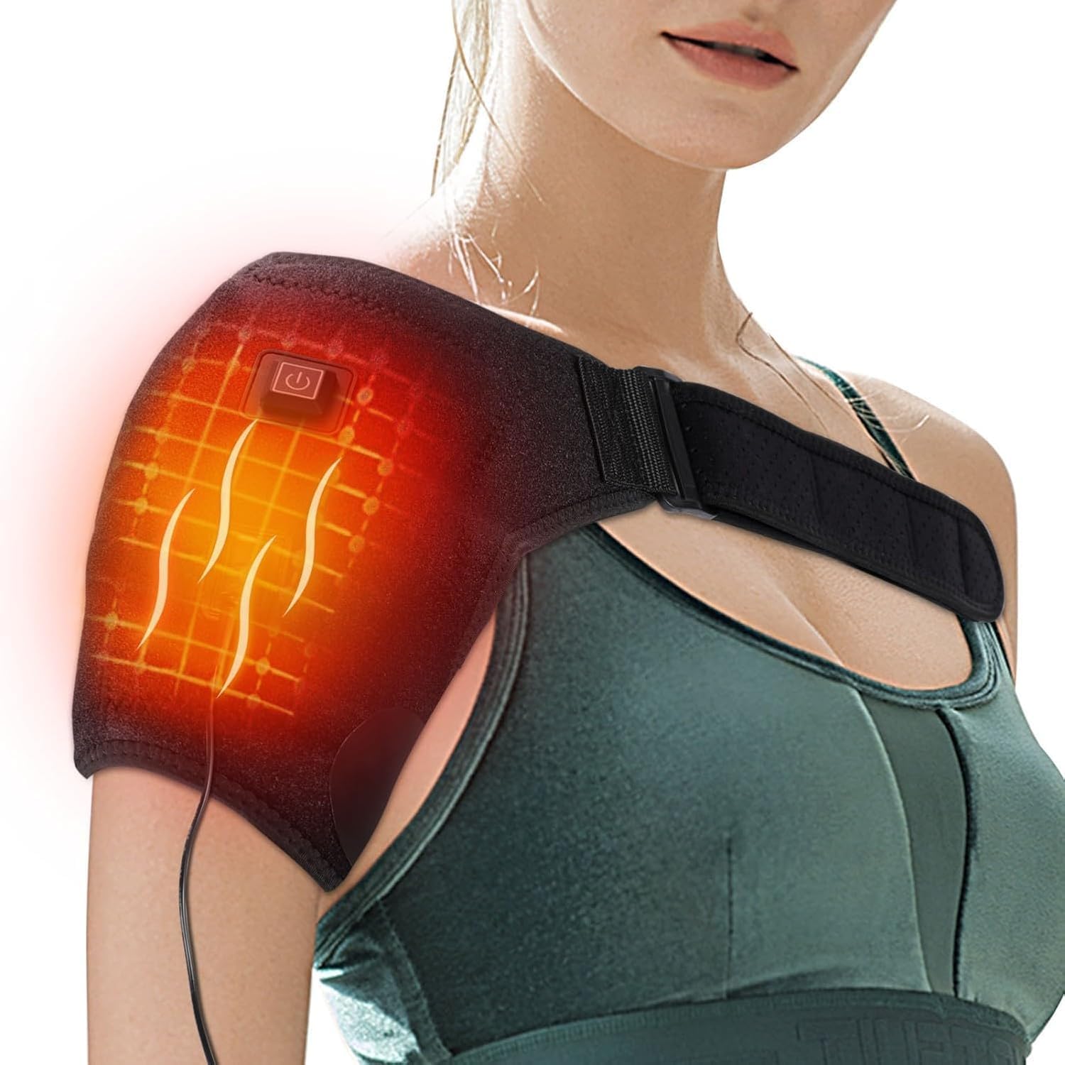 Shoulder Heating Pad for Pain Relief with 3 Heat Levels