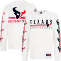 Men's NFL Long Sleeve Super Soft Cotton Tee - White Body
